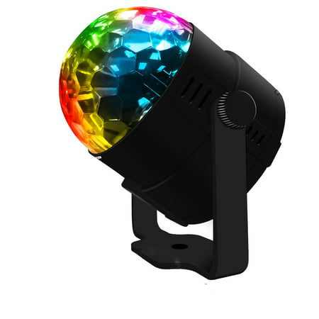 Ktaxon LED RGB DJ Club Disco Party Magic Ball Crystal Effect Light Stage Lighting 3W