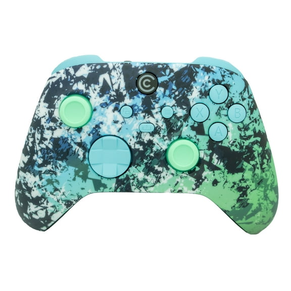 Custom Controllerzz Designer Series Custom Wireless Controller for PC, Windows, Series X/S & One - Multiple Designs Available (Polar Pixel & Baby Blue Inserts)