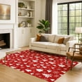 thumbnail image 7 of Addison Rugs Mayfield Premium Machine Washable Transitional Holiday Red Rectangle Rug, 10' x 14', 7 of 7