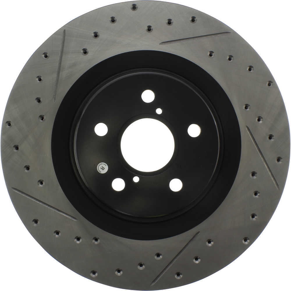 StopTech 13-18 Lexus GS350 Slotted & Drilled Front Right Rotor Fits select: 2015 LEXUS RC, 2016-2019 LEXUS GS 350 BASE/350 F-SPORT