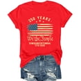 thumbnail image 5 of MEICHEN 250th Anniversary USA Shirt Womens States 250th T Shirt 1776 American Flag Graphic Tee 4 of July Top Summer 4th of July Tops, 5 of 6