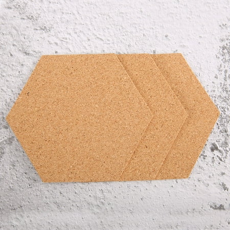 

Self-Adhesive Cork Coasters Cork Mats Cork Backing Sheets for Coasters and Supplies (100 Hexagon)