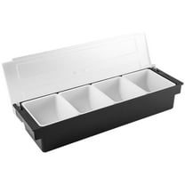 Masteelf  Condiment Containers with Lids Seasoning Box Compartment Case Snack