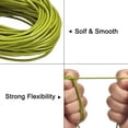 thumbnail image 3 of 11 Yards 2mm Round Leather Cord Lacing Strings for DIY Crafts Grass Green, 3 of 6