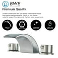 thumbnail image 6 of BWE Brushed Nickel Bathroom Faucet Waterfall for Sink 3 Hole 8 Inch Faucet Widespread Vanity Sink Faucet Parts Two Handle Led Bath Tub Mixer Tap Lavatory Faucets Spout Commercial Water Hoses, 6 of 16