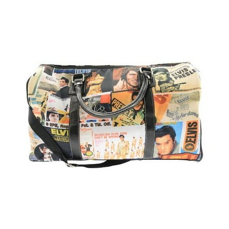 - Elvis Presley Signature Product Elvis Lifetime Collage Overnight Bag Multicolored OSFA