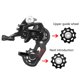 thumbnail image 5 of Rueda de polea de bicicleta de montaña 11t 12t para bicicleta de carretera, kit de reparación de desviador trasero Jockey, 12T por juego, 5 of 5