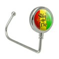 thumbnail image 2 of Stay Irie Rastafarian Flag Purse Bag Hanger Holder Hook, 2 of 4