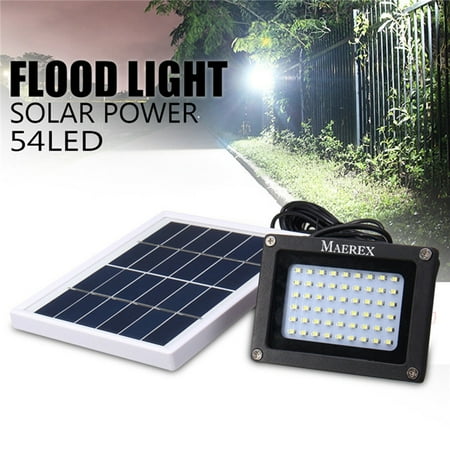 Solar Powered 54 Led Dusk To Dawn Sensor Waterproof Outdoor Security Solar Powered 54 Led Dusk To Dawn Sensor Waterproof Outdoor Security Flood Light