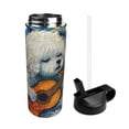 thumbnail image 2 of Disketp Dog Guitar Starry Night 18oz Sports Insulated Kettle With Straw Insulated Water Bottle For Running Hiking Cycling Climbing Man'S Womens Sports Water Bottle, 2 of 8