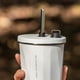 thumbnail image 2 of Termos para agua 600ML Taza de agua Drinkware térmica para deportes al aire libre (Blanco), 2 of 6