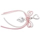 thumbnail image 4 of Lindo llavero con lazo para mujer, dije de corazón para bolso, llavero estético, accesorio para monedero, llaveros kawaii para niñas., 4 of 7