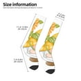thumbnail image 2 of Balery Sunflower Gnomes5 Printed Novelty Socks Men's Women's Crew Socks Sports Socks Knee High Socks Cotton Socks Quirky and Cool Socks, 2 of 9