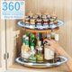 thumbnail image 2 of Organizador giratorio Lazy Susan OVICAR, ajustable, 2 niveles, madera, 2 of 7