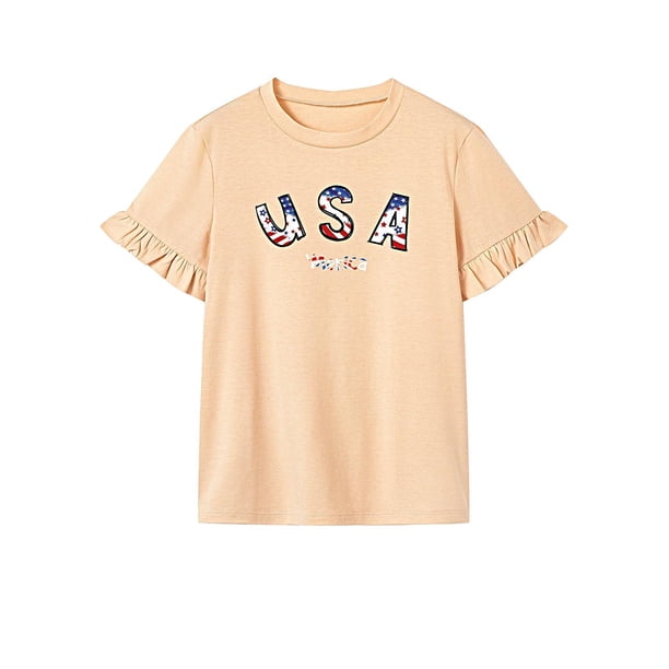Camiseta para mujer de verano, suave, clásica, de ajuste regular, con cuello redondo, para vacaciones y senderismo S