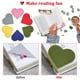 thumbnail image 3 of Marcadores de cuero personalizados con forma de corazón, juego de 6, protectores de esquinas, hechos a mano para amantes de los libros, regalos ideales para niños y mujeres, 3 of 7