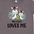 thumbnail image 4 of Inktastic Zebra My Vovo Loves Me Boys or Girls Toddler T-Shirt, 4 of 5