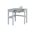 thumbnail image 4 of Linon Peggy Wood One Drawer Corner Desk in Gray, 4 of 14