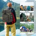 thumbnail image 3 of Holuxer Double Deck Backpack Cooler, Insulated Lunch Bags for Men, 30L Fashion Back Pack Tactical Leakproof Coolers Bag, Large Heavy Duty Soft Lunch Backpacks for Outdoor Camping Hiking Picnics Beach, 3 of 8