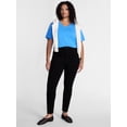 thumbnail image 2 of Terra & Sky Women's Plus Size V Neck Tee with Short Sleeves, Size 0X-5X, 2 of 4