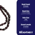 thumbnail image 4 of The Bead Chest Bicone Garnet Beads (5-7mm), 4 of 4