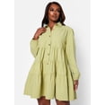 thumbnail image 2 of Rebdolls Women's Plus Oversized Layered Mini Dress - Green - 3X, 2 of 5
