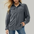 thumbnail image 4 of BLVB Women's Upf 50 Long Sleeve UV Sun Protection Shirts Outdoor Fishing Hiking Travel Button down Shirts, 4 of 7