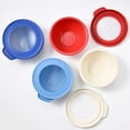 thumbnail image 3 of Cook with Color 4-Piece Prep Bowls Set, BPA-Free Plastic Mixing and Snack Bowls, Red White and Blue, 3 of 5
