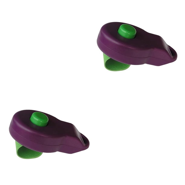 Greeniant para entrenamiento de mascotas, botón de presión, dispositivo de entrenamiento de aprendizaje de animales, juguete portátil Violeta 2piezas