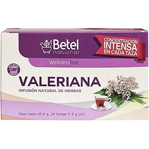 Valerian / Valeriana Tea - Amazing Healthy Support for Relaxation and Sleep - 24 Tea Bags