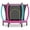 pink-blue, variant on Heromate 60" Fitness Trampoline, 220 lbs Weight Capacity Rebounder, with Bungees, U Shape Adjustable Foam Handle, Pink-Blue