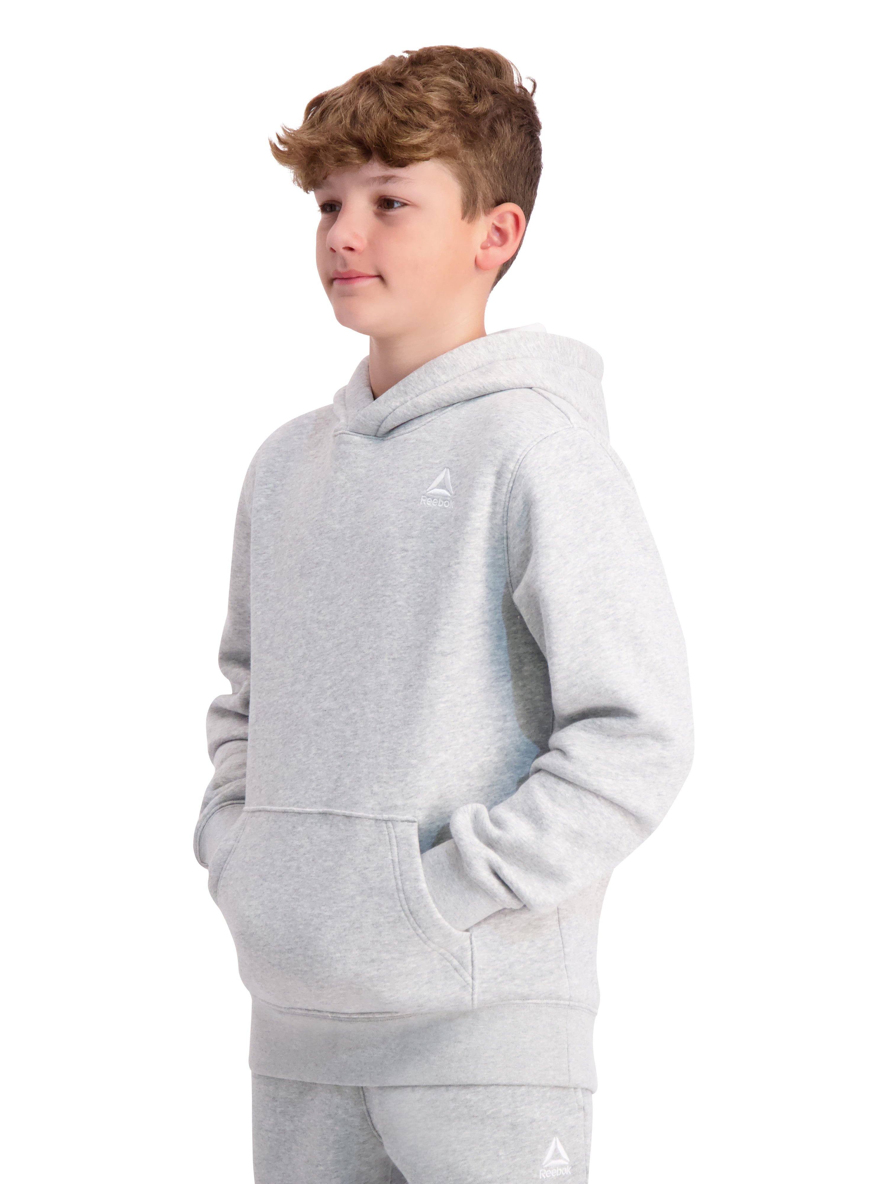 Reebok Boy's Athletic Game Day Fleece Pullover Hoodie, Sizes 4-18