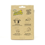 Scrub Daddy’s Dye Free Scrub Mommy - Non-Scratch Dish Scrubber Cleaning Sponge Multi-Surface Safe – Dye Free Dual-Sided Dish Sponge for Scrubbing and Wiping, 1 Count