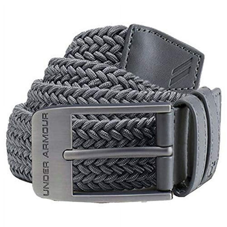 Under Armour Men's Braided Belt 2.0 , Pitch Gray (014)/ Pitch Gray , 40 
