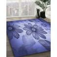 thumbnail image 3 of Ahgly Company Machine Washable Indoor Rectangle Transitional Purple Mimosa Purple Area Rugs, 8' x 12', 3 of 7