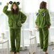 thumbnail image 5 of KAIYANG Conjunto de ropa de dormir de invierno con estampado de rana lindo para mujer, top de manga larga con cintura elástica para dormir en el salón M, 5 of 5