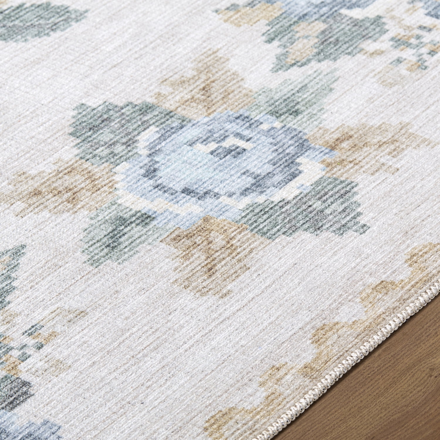 My Texas House Sage 5'3" x 7' Washable Area Rug