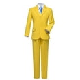 thumbnail image 2 of Boy's 3 Piece Suit Set With Pants Vest And Jacket Wedding Suits, 2 of 6