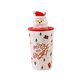 thumbnail image 5 of Taza de café de Vaso navideño 400ml con tapa de silicona Taza navideña Regalos navideños Taza para regalo Leche navideña Estilo D, 5 of 8