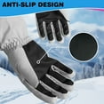 thumbnail image 5 of ThxToms Kids Winter Gloves Waterproof Ski Snow Gloves for Boys & Girls Toddler Snow Gloves for Cold Weather Outdoor Sports Snowboard Bicycle for 7-10 Years old, 5 of 7