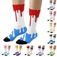 thumbnail image 5 of YAYUBA Kids Socks Novelty Funny Crew Ice Cream Socks for 7-12 Years Boys Girls Running Cycling, 5 of 5