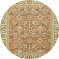 thumbnail image 1 of Ahgly Company Indoor Round Abstract Chocolate Brown Abstract Area Rugs, 7' Round, 1 of 6