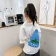 thumbnail image 4 of Bolso de pecho de fresa, Azul, 4 of 9