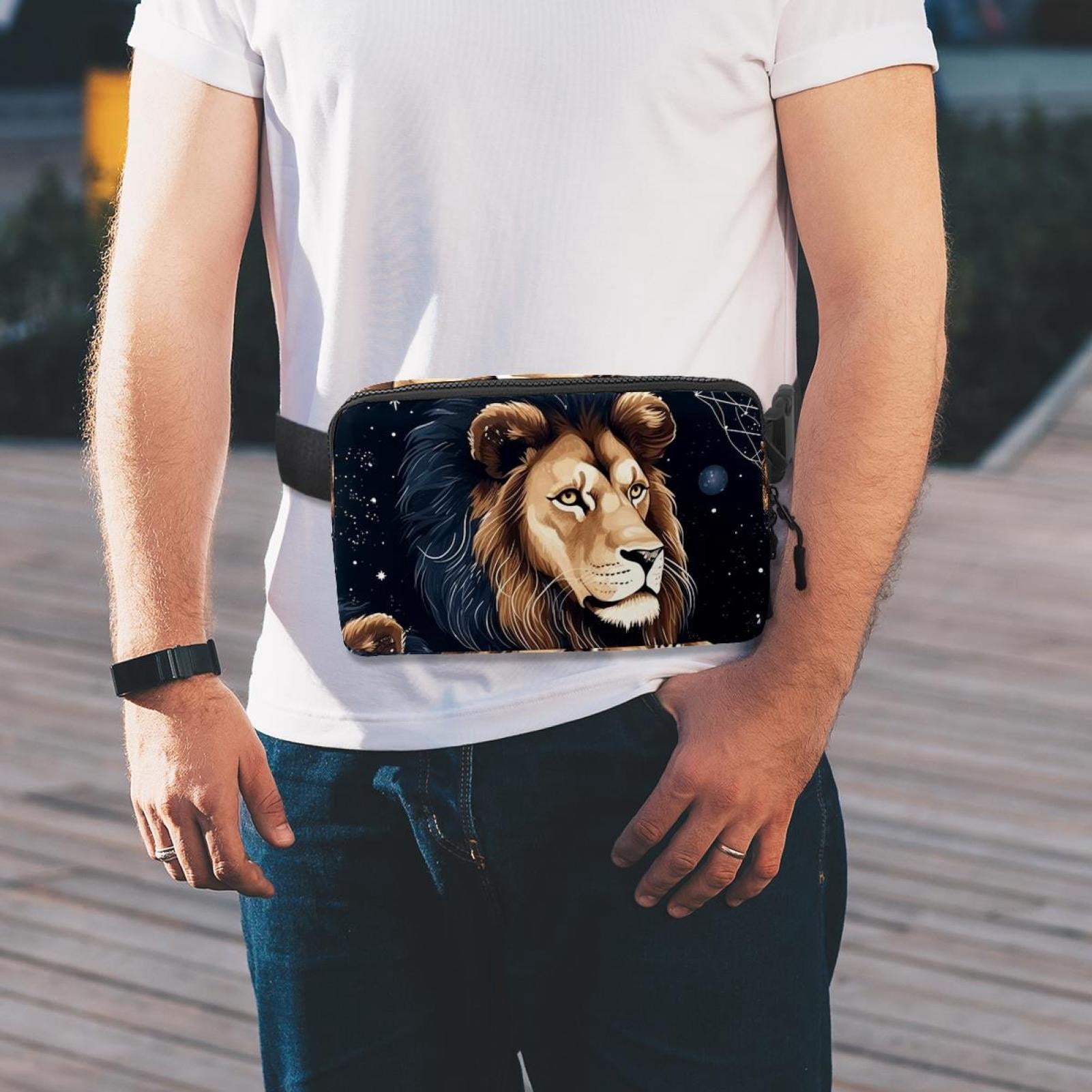 Leo Lightweight Adjustable Fanny Pack with Extension Strap - Unisex Waist Bag