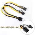 thumbnail image 4 of 10 Piezas de 8 Pines a 2x 8 Pines () Adaptador de Corriente Pci Cable Y Divisor Herramientas, 4 of 9