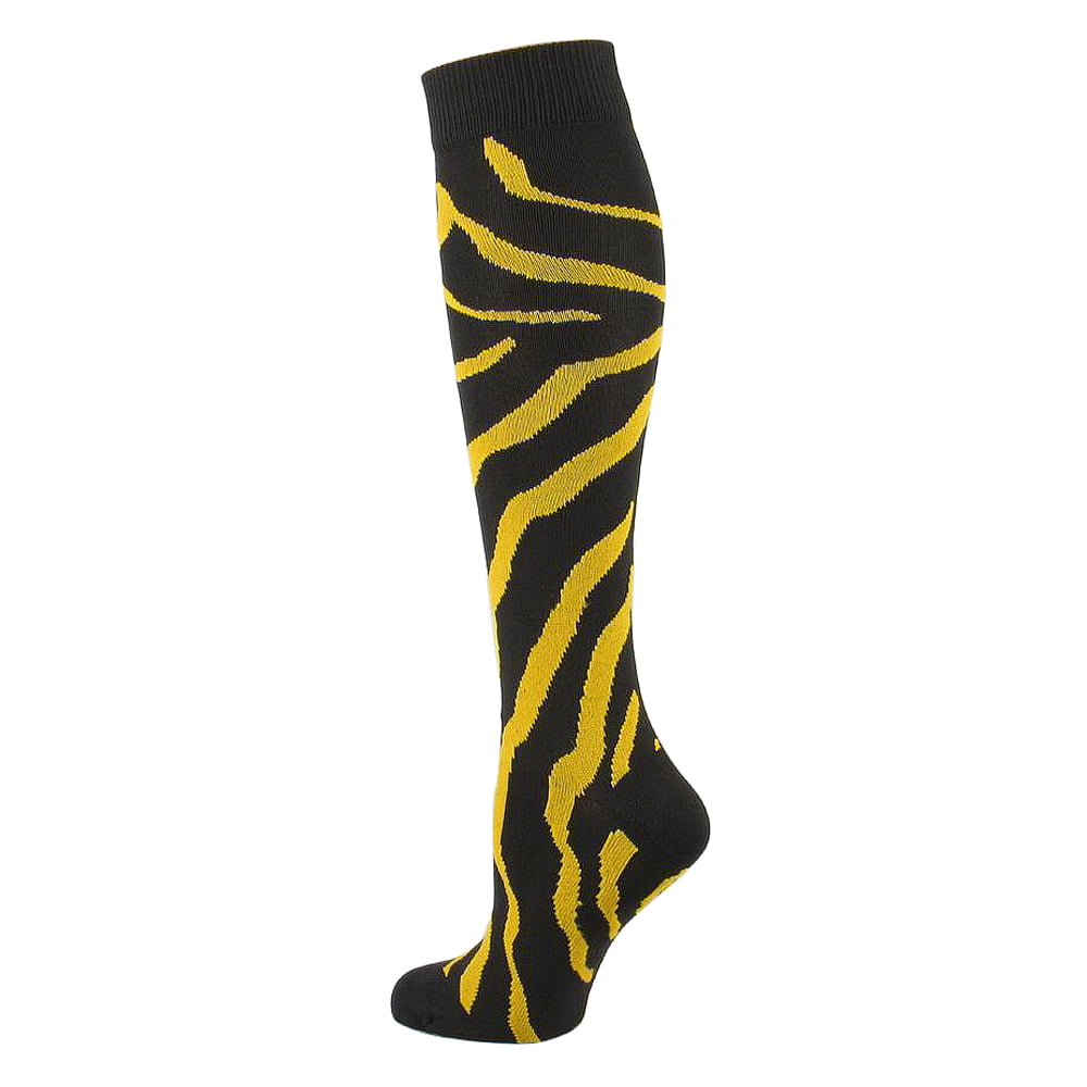 Ladies/teens Long thigh High Multi Stripe Socks Size 4-7 