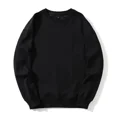 thumbnail image 4 of Camisetas sencillas de gran tamaño para hombre, camisetas de talla grande, sudaderas holgadas para hombre, jersey de algodón 100 % unicolor, citas, ropa emo de alta marca, 4 of 4