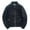 Dark Blue, variant on Mens Oversized Jackets Zipper Stand-up Collar Solid Color Loose Corduroy Vintage Jacket with Pocket Long Sleeve Jacket Army Green M