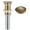 Brushed Gold, variant on Pop-Up Drain in Chrome