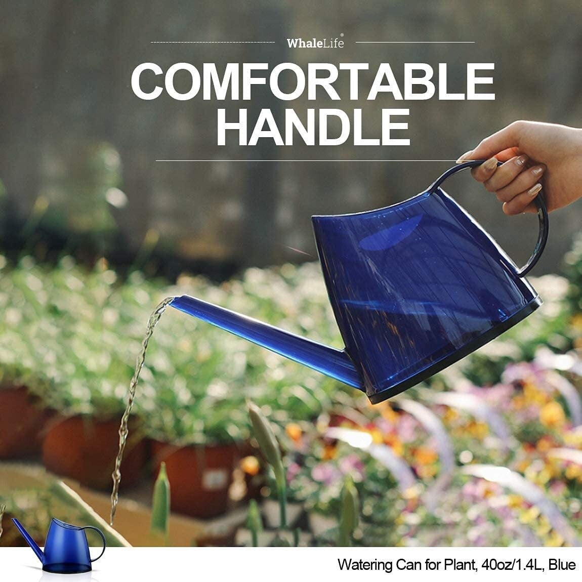 Indoor Watering Can for House Bonsai Plants (1.4L, Green)